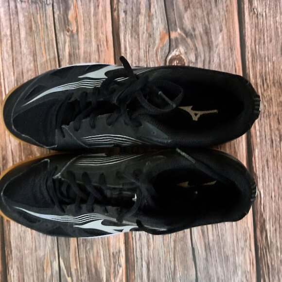 Mizuno Mens Running shoes size 9.5 black and white - Picture 7 of 8